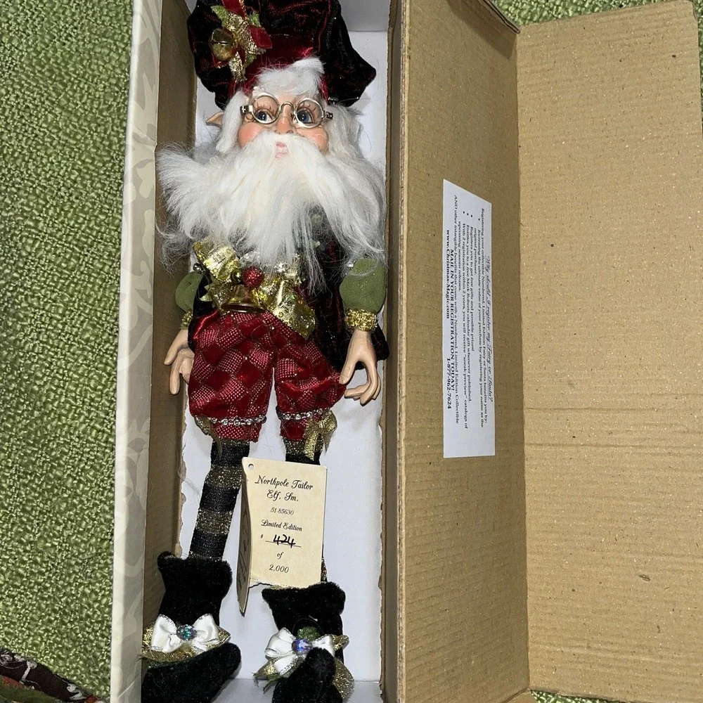 Mark Roberts‎ Northpole Tailor Elf , With Box And Certificate , 13 